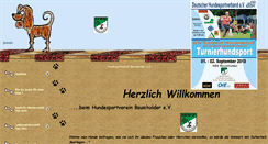 Desktop Screenshot of hsv-baumholder.eu